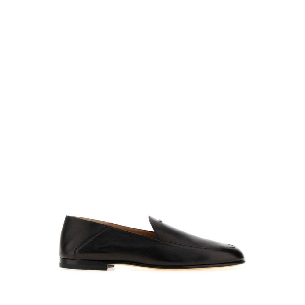 Tod's Women Black Leather Loafers